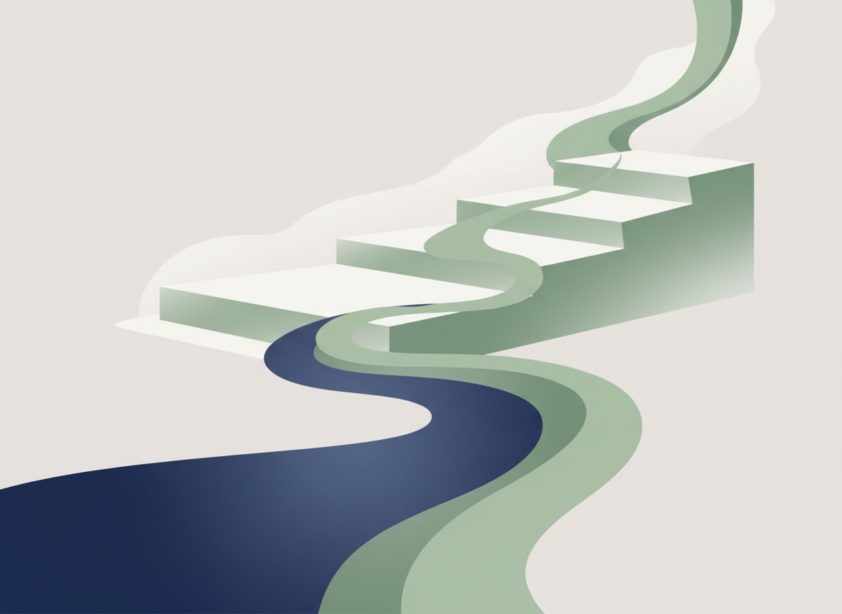 Soft abstract illustration symbolizing emotional growth and clarity around money for the Money Mindset Reset workshop.